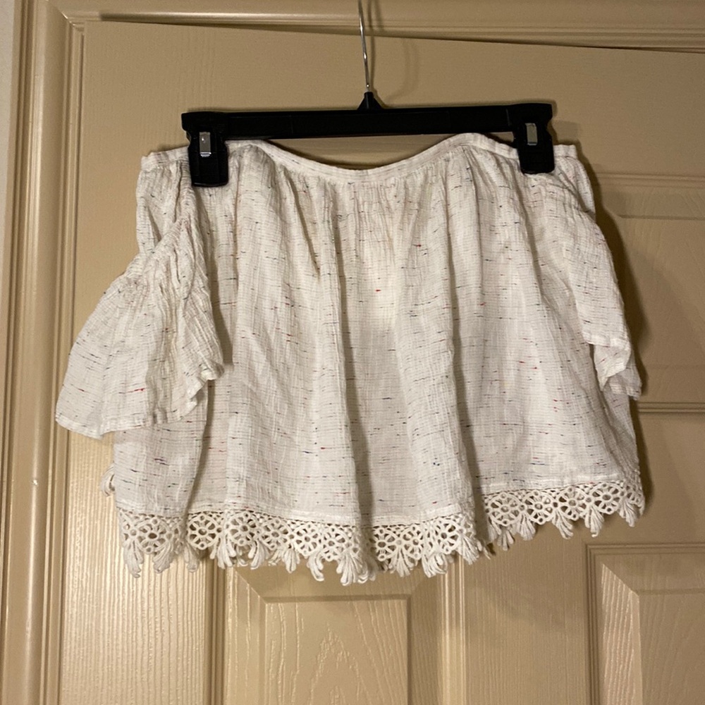 NWOT Tularose Crop Off The Shoulder Top